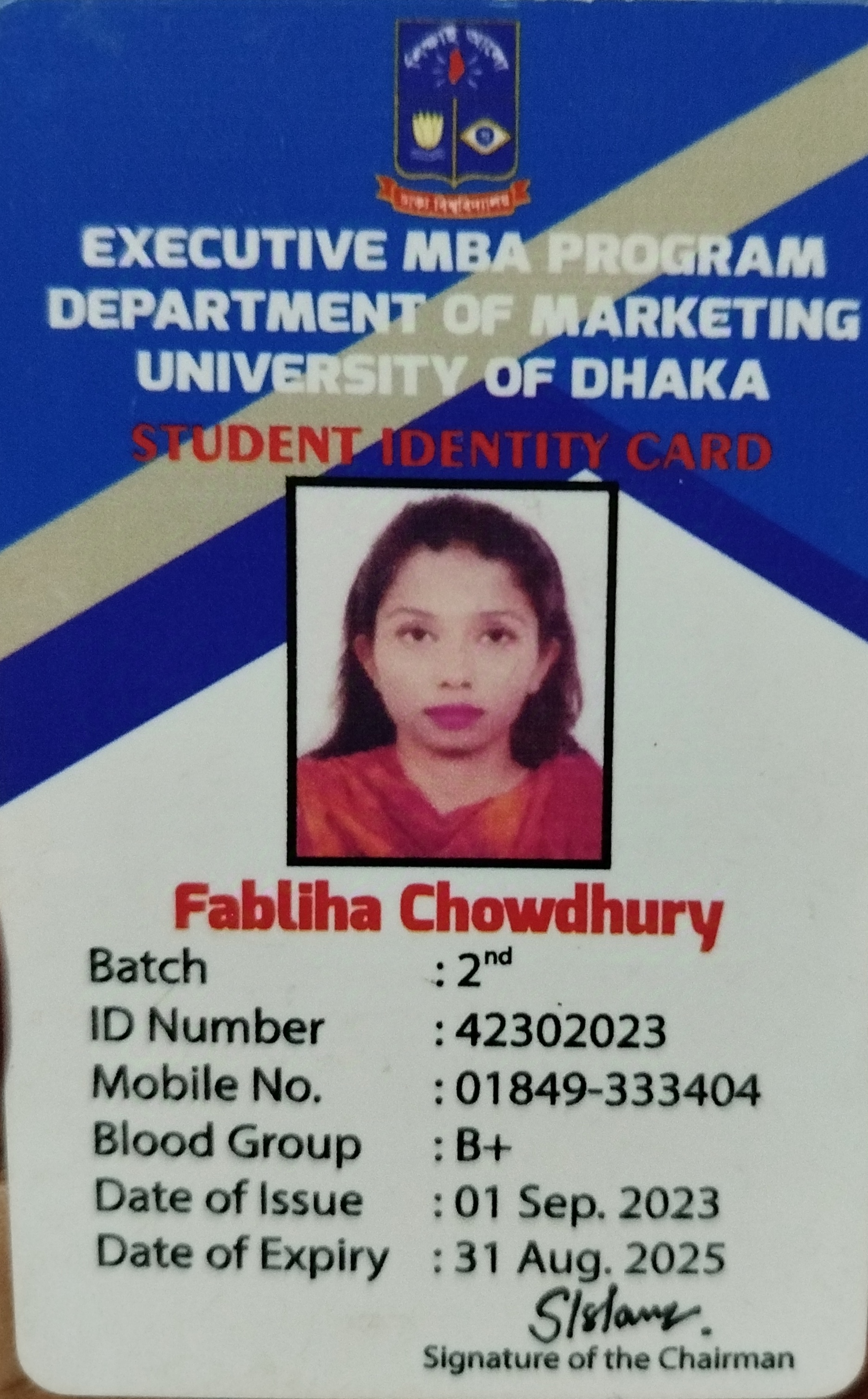Fabliha Chowdhury
